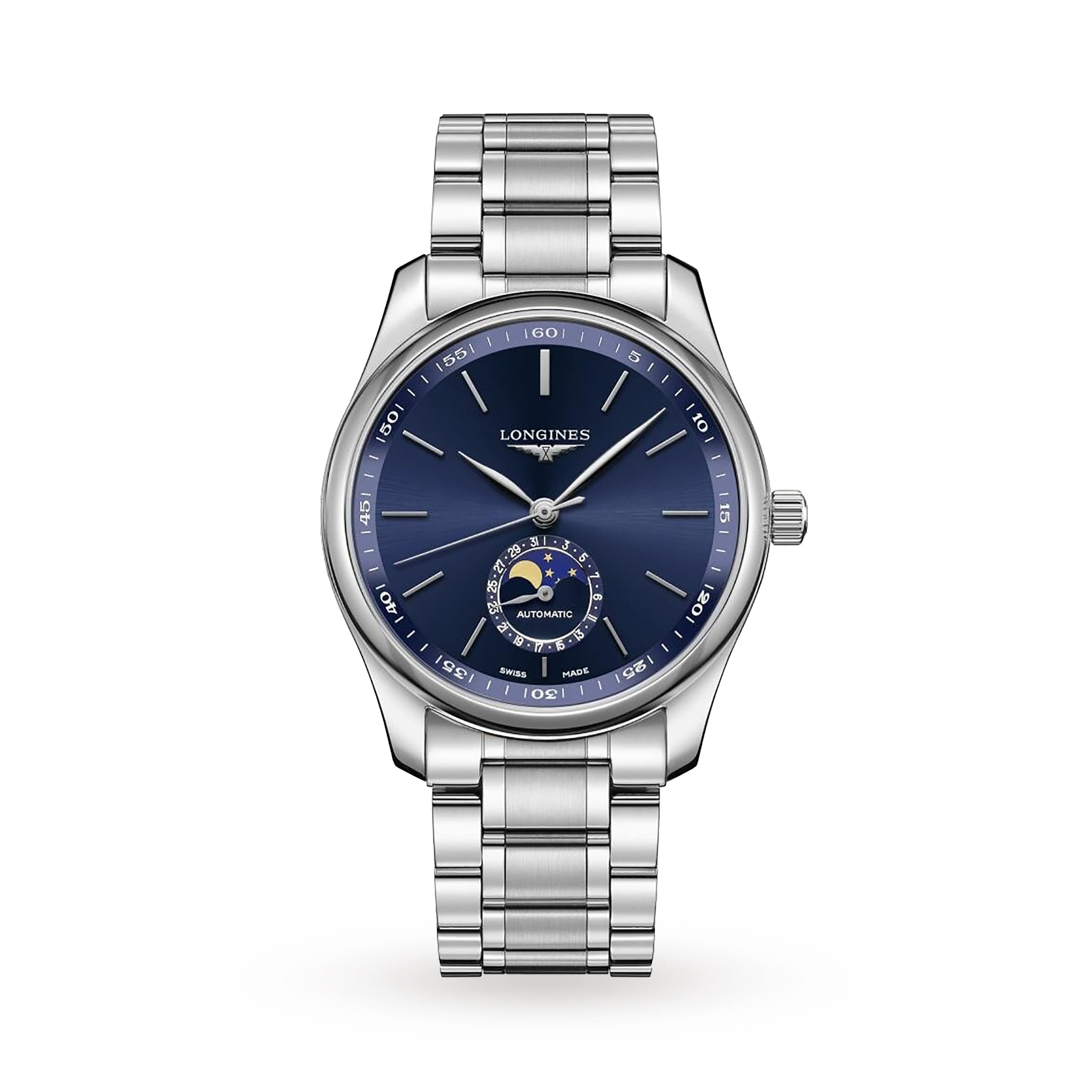 Longines blue moonphase new arrivals