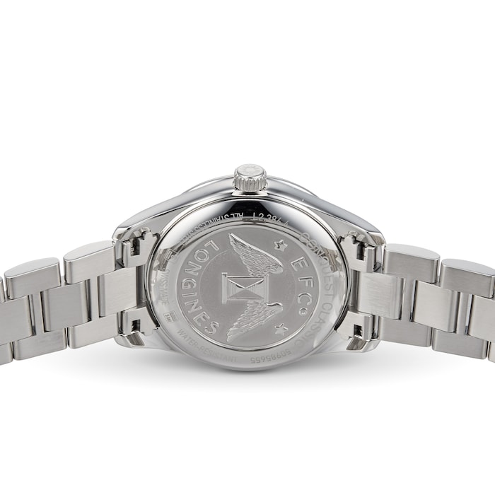 Longines Conquest Classic 34mm Mother Of Pearl Stainless Steel Ladies Watch