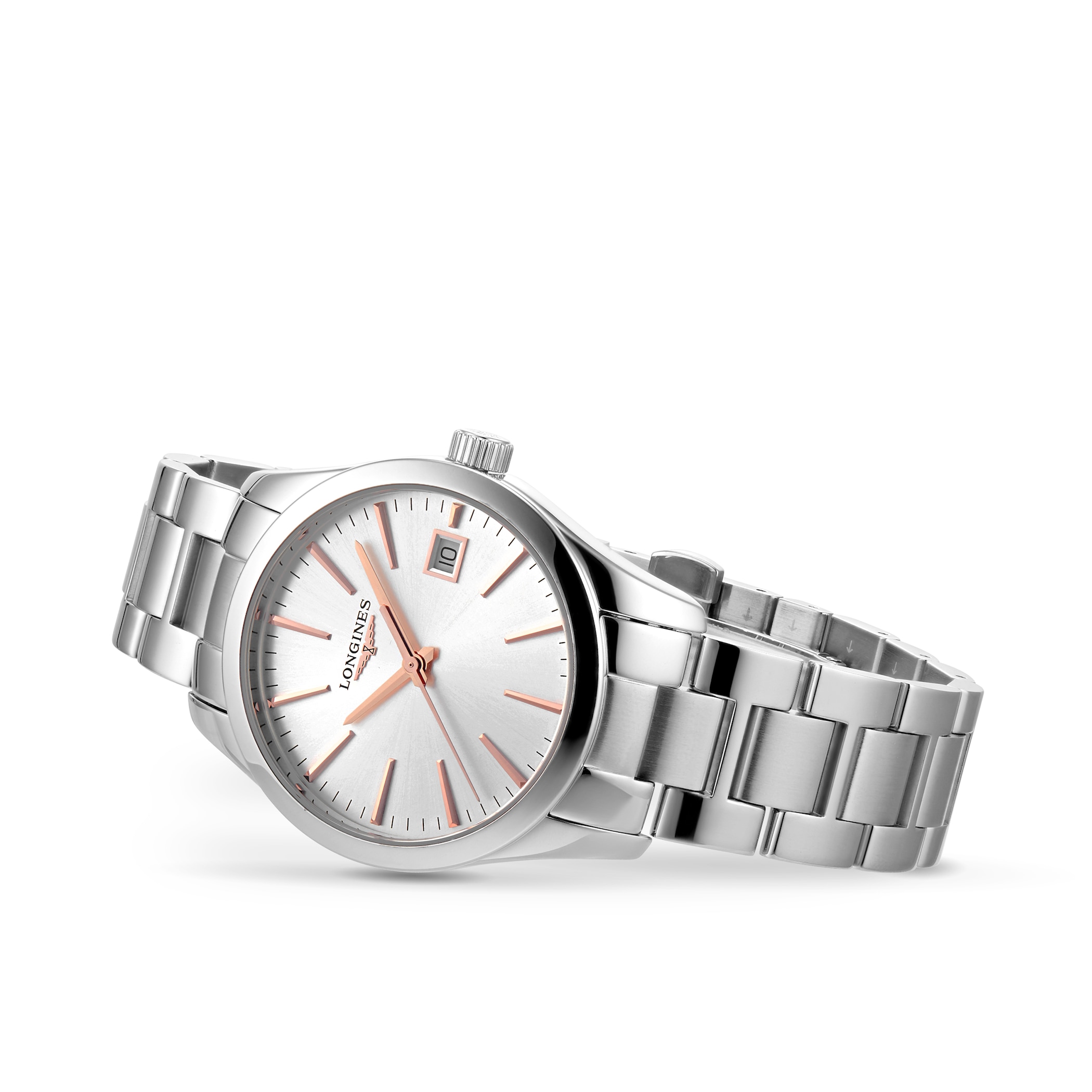 Longines Conquest Classic 34mm Silver Dial Stainless Steel Ladies Watch Longines Conquest Classic 34mm Silver Dial Stainless Steel Ladies Watch