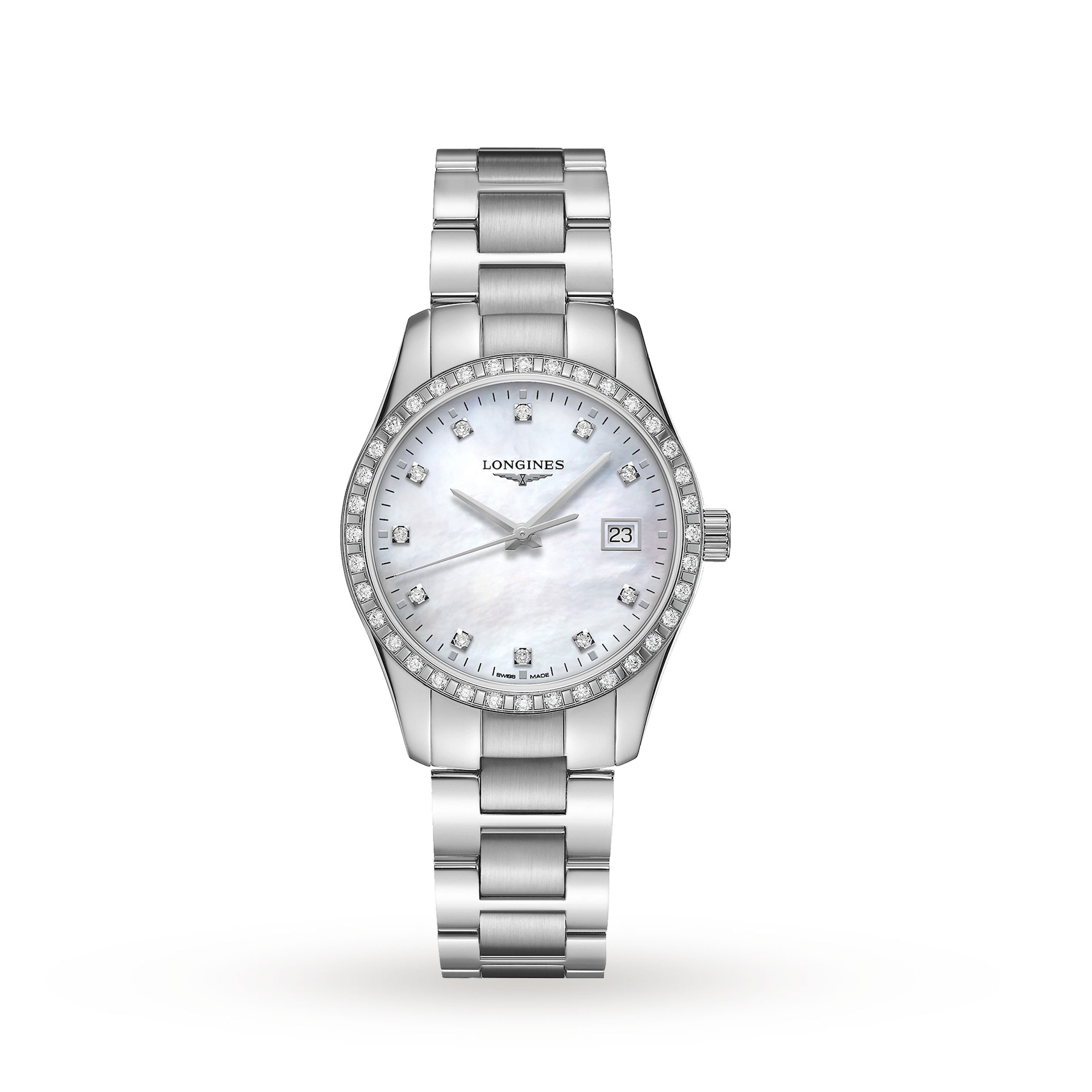 Longines Conquest Classic 34mm Ladies Watch