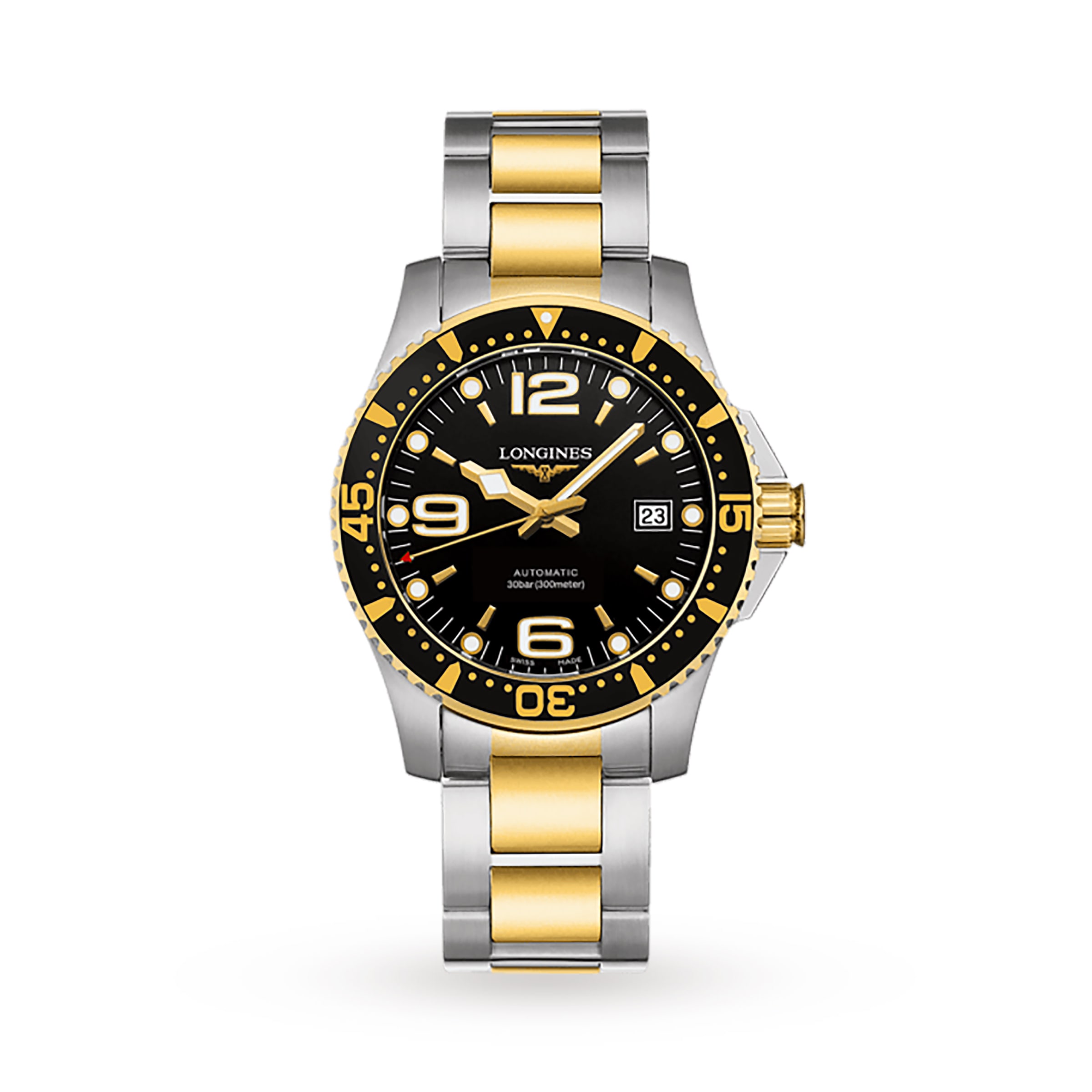 Longines HydroConquest Sunray Black Dial 41mm Automatic Diving