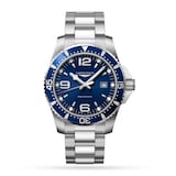 Longines HydroConquest 44mm Stainless Steel Mens Watch - Blue