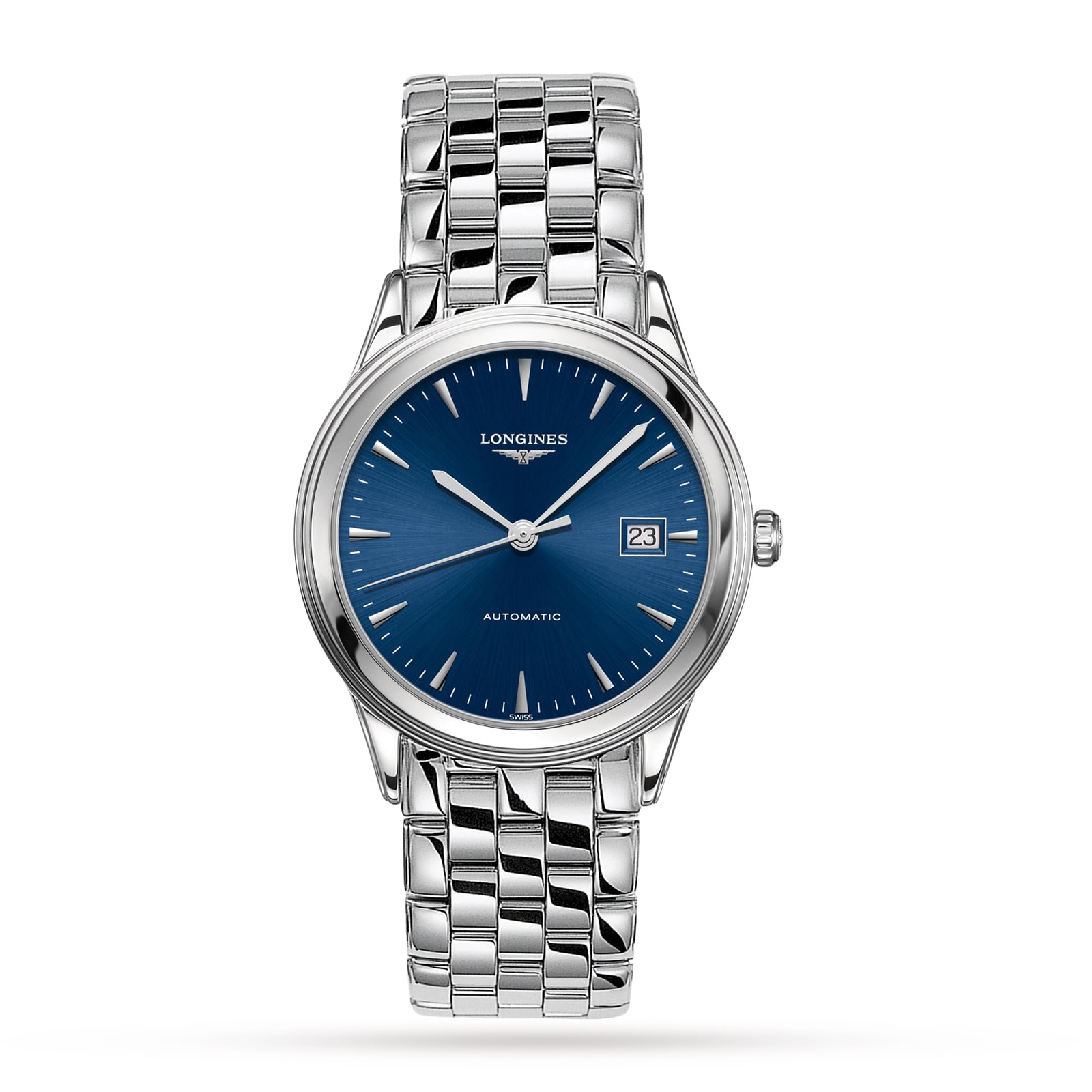 Longines mens 2025 watch blue face