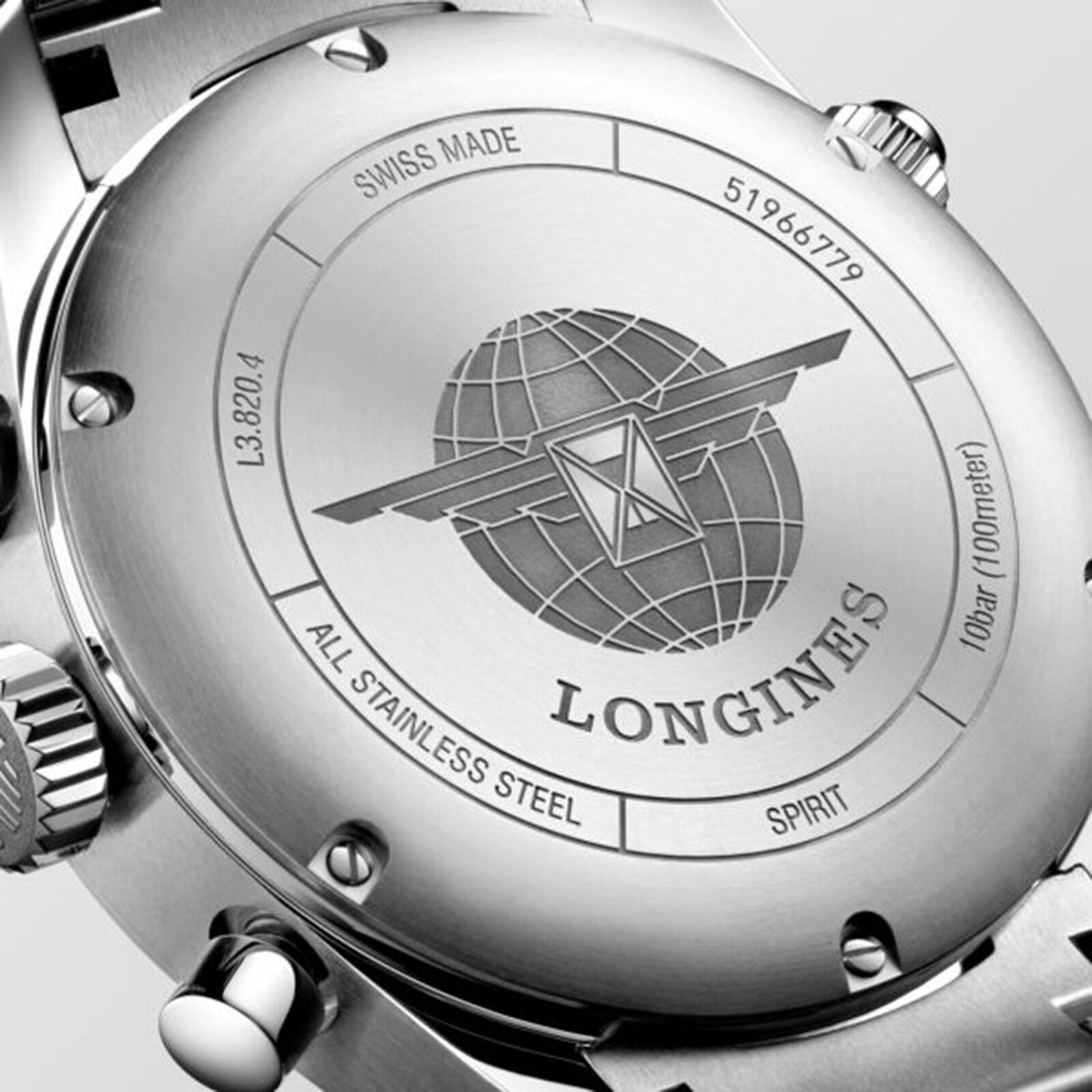 Longines Spirit 42mm Mens Watch L38204936 Mappin and Webb