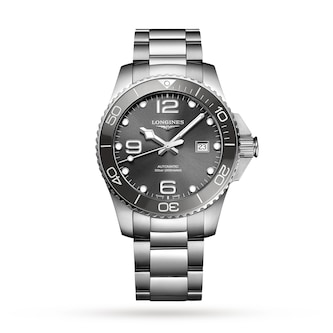 Longines HydroConquest 43mm Mens Watch Grey