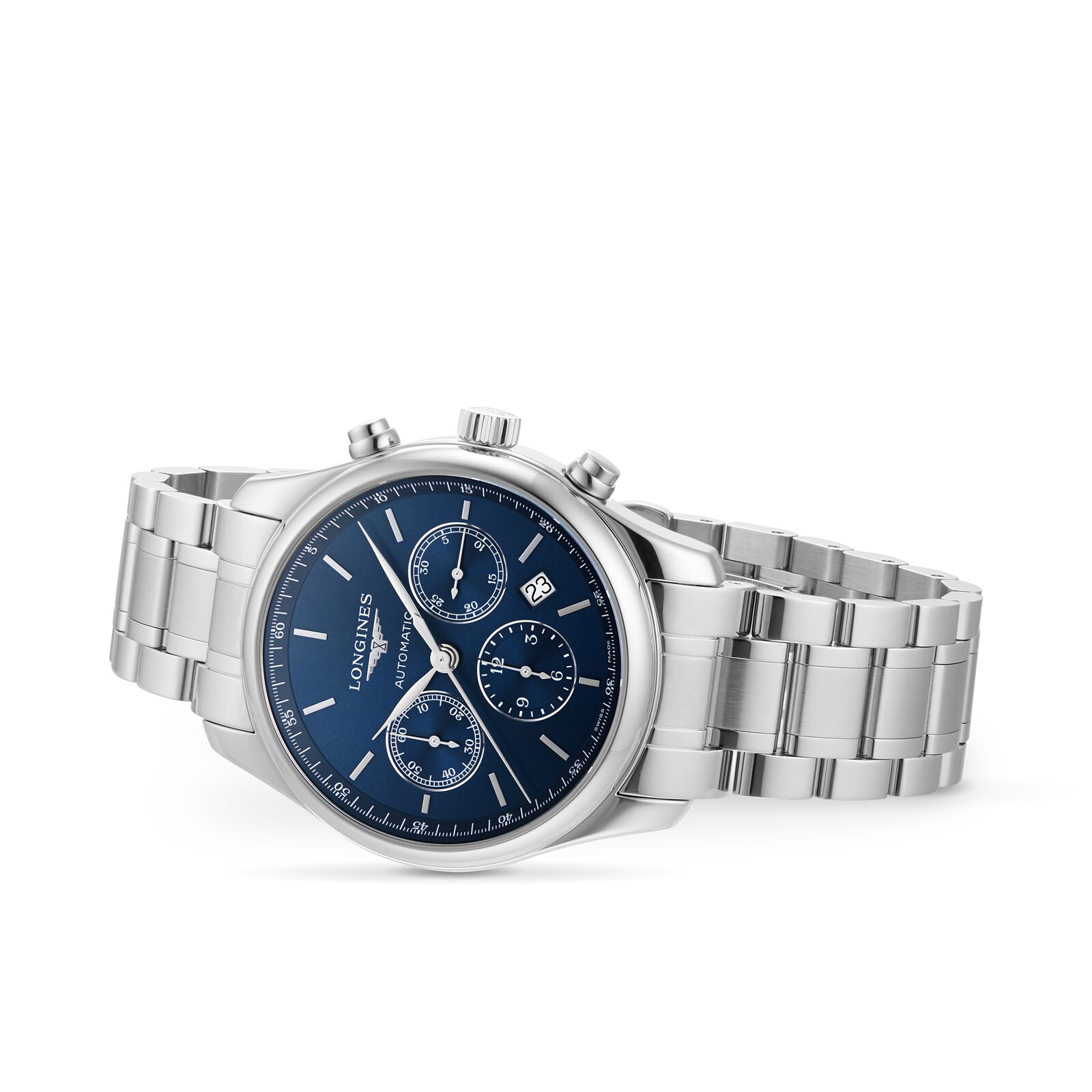 Longines Master Collection 42mm Mens Watch Sunray Blue