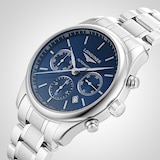 Longines Master Collection 42mm Mens Watch Sunray Blue