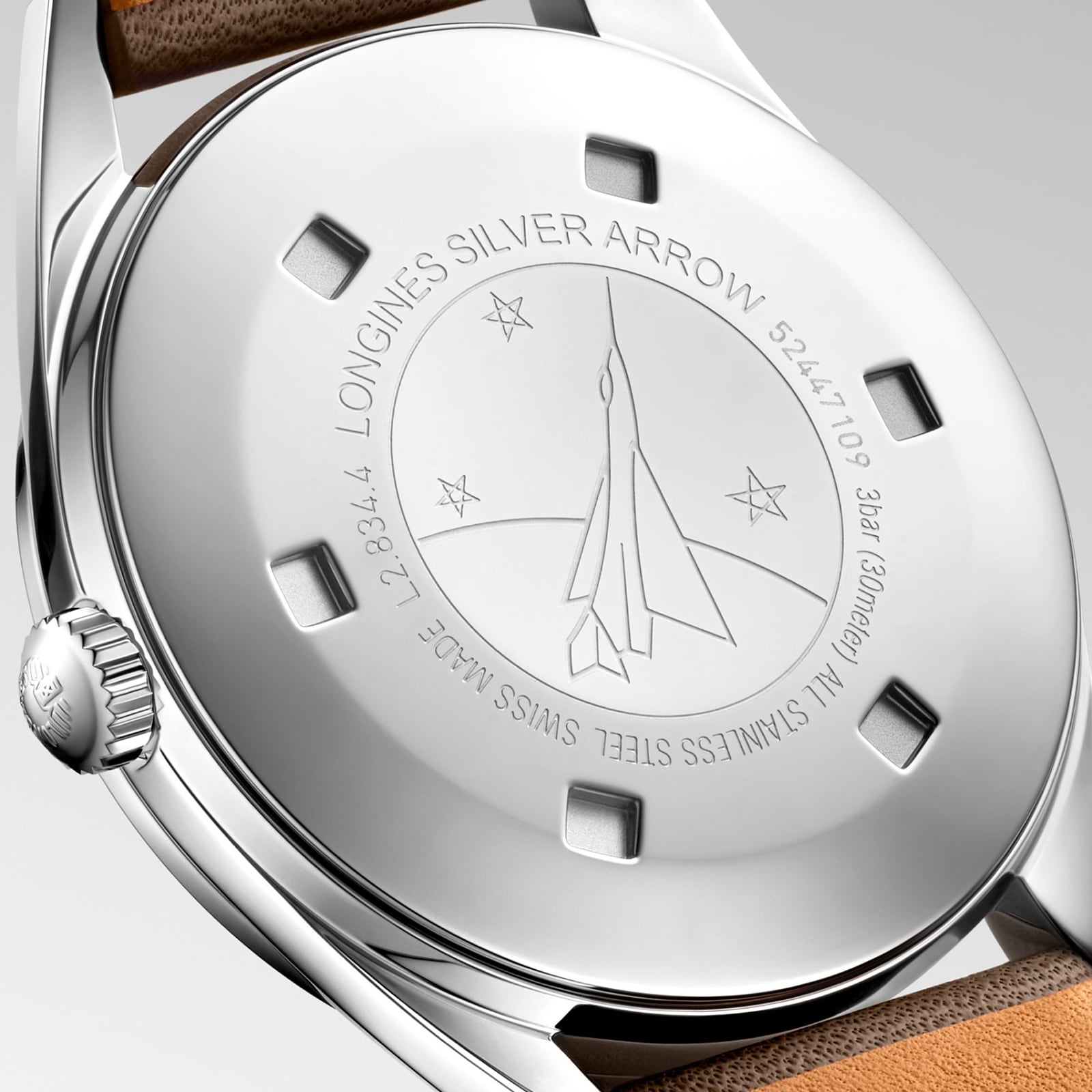 Longines Silver Arrow 38.5mm Mens Watch Longines Silver Arrow 38.5mm Mens Watch