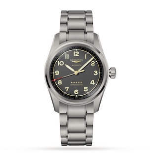 Longines Spirit Titanium 40mm Mens Watch Grey