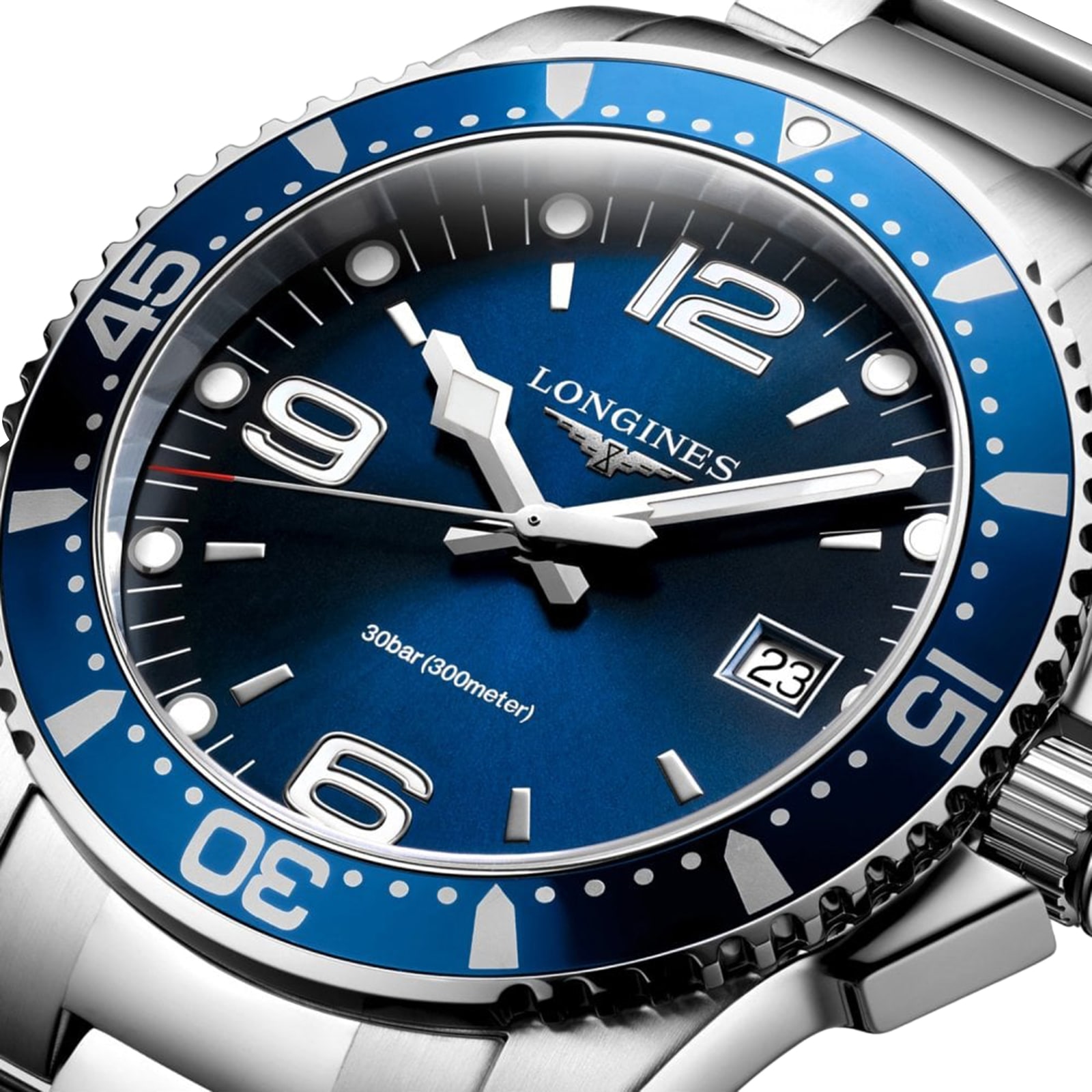 Longines HydroConquest 41mm Mens Watch Blue
