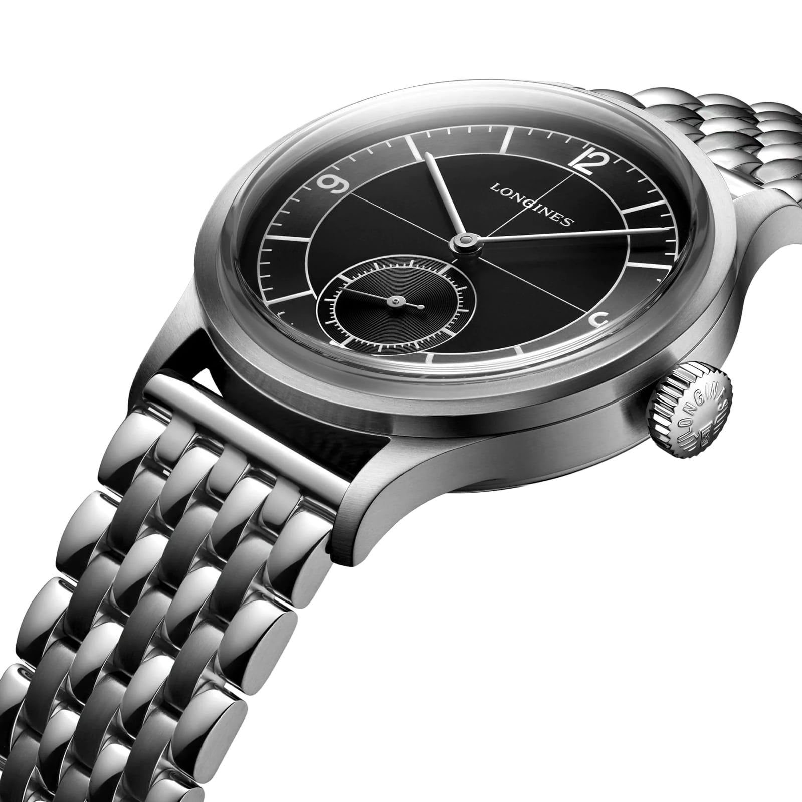 Longines Heritage Classic Sector Dial 38.5mm Mens Watch