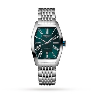 Longines Evidenza 26mm X 30.6mm Ladies Watch Petroleum