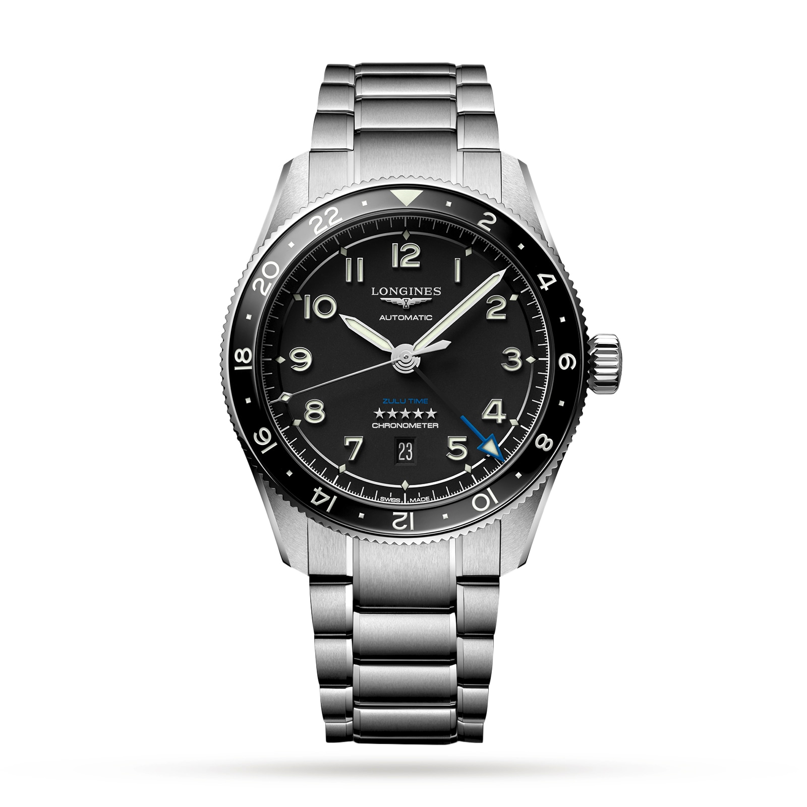 Longines Spirit Zulu Time “Pioneering time zones” 42mm Longines Spirit Zulu Time “Pioneering time zones” 42mm
