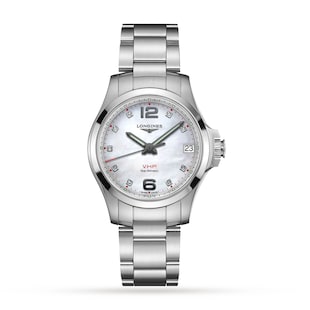 Longines Conquest VHP 36mm MOP Dial Ladies Watch