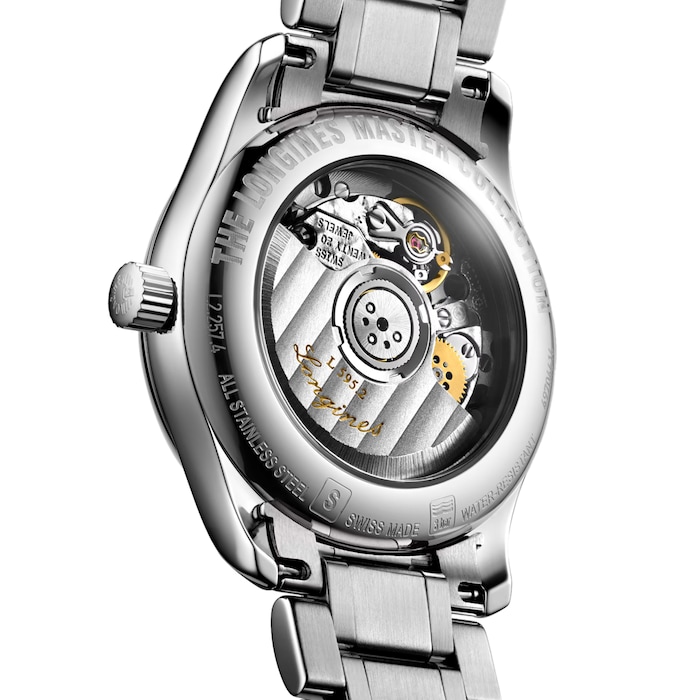 Longines Master Collection 29mm Ladies Watch White Mother Of Pearl