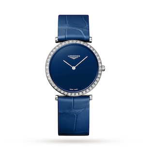 Longines La Grande Classique Blue Dial 39mm Ladies Watch