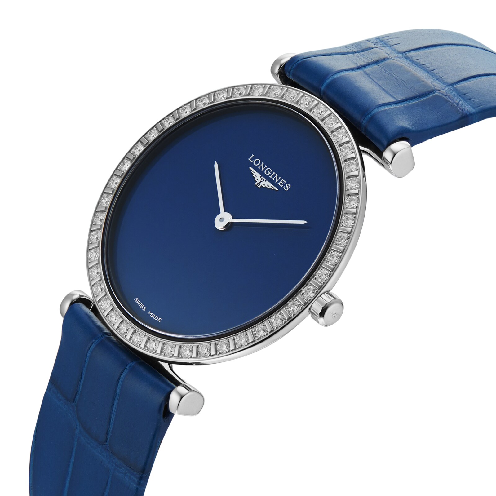 Longines La Grande Classique Blue Dial 39mm Ladies Watch