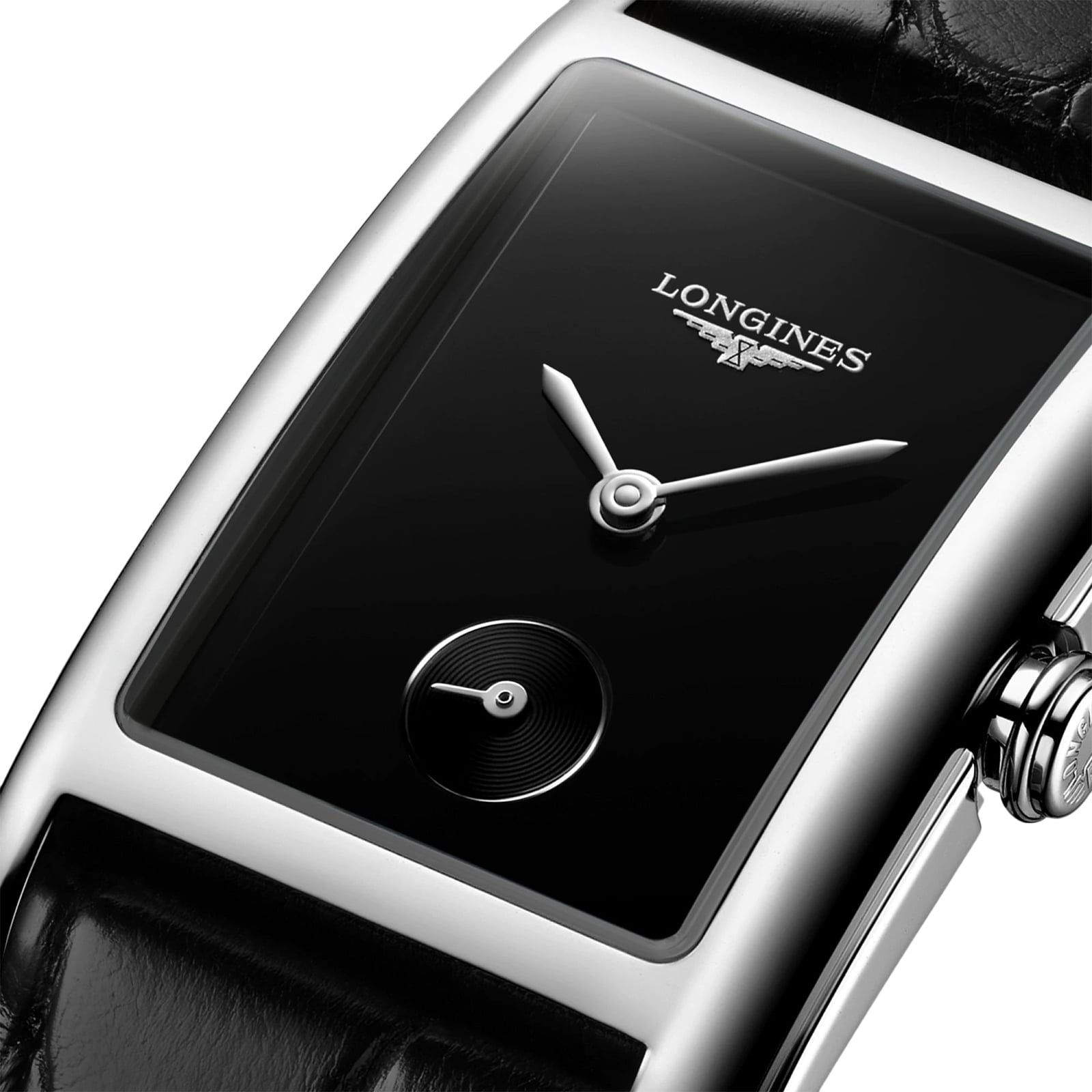 Longines DolceVita 37mm Ladies Watch Black L55124502 Mappin and Webb