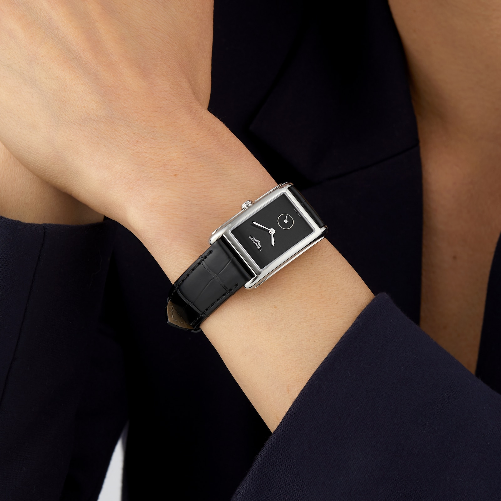 Longines DolceVita 37mm Ladies Watch Black