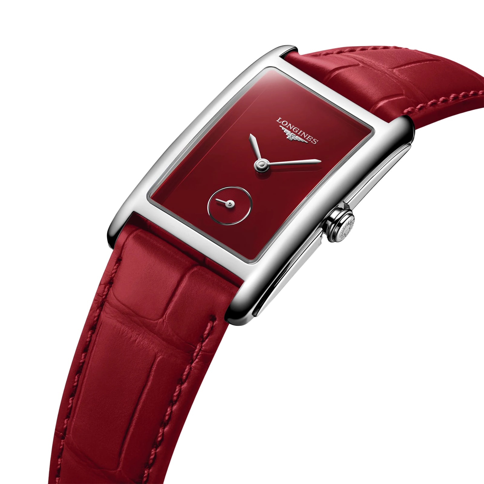 Longines DolceVita 37mm Ladies Watch Red L55124912 Mappin and Webb