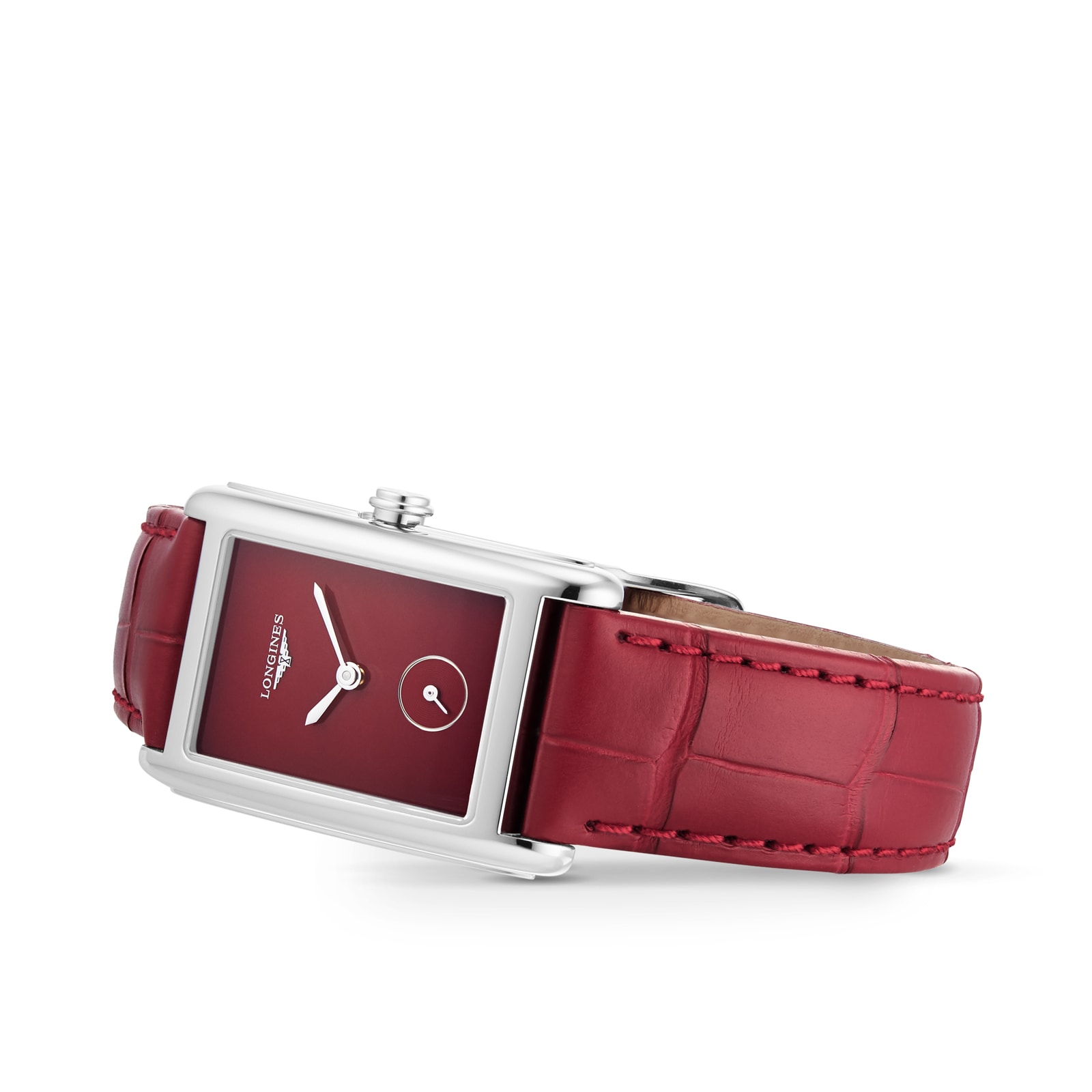 Longines DolceVita 37mm Ladies Watch Red