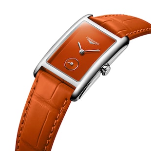 Longines DolceVita 37mm Ladies Watch Orange