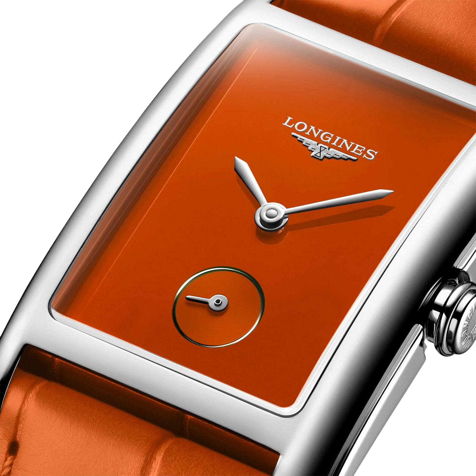Longines DolceVita 37mm Ladies Watch Orange
