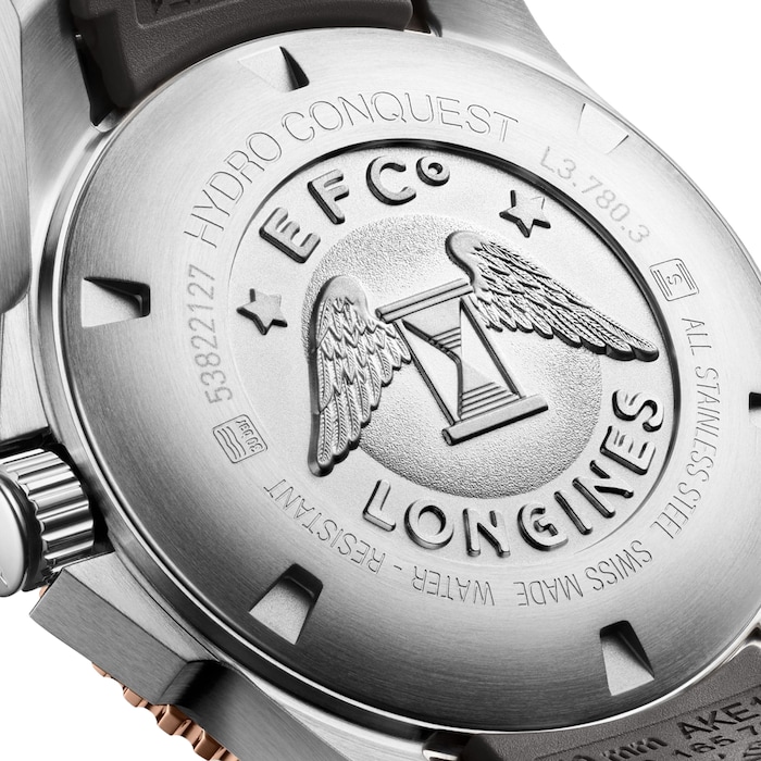 Longines HydroConquest 39mm Mens Watch Grey