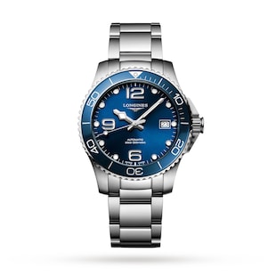 Longines HydroConquest 39mm Mens Watch Blue