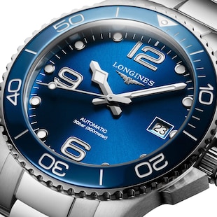 Longines HydroConquest 39mm Mens Watch Blue