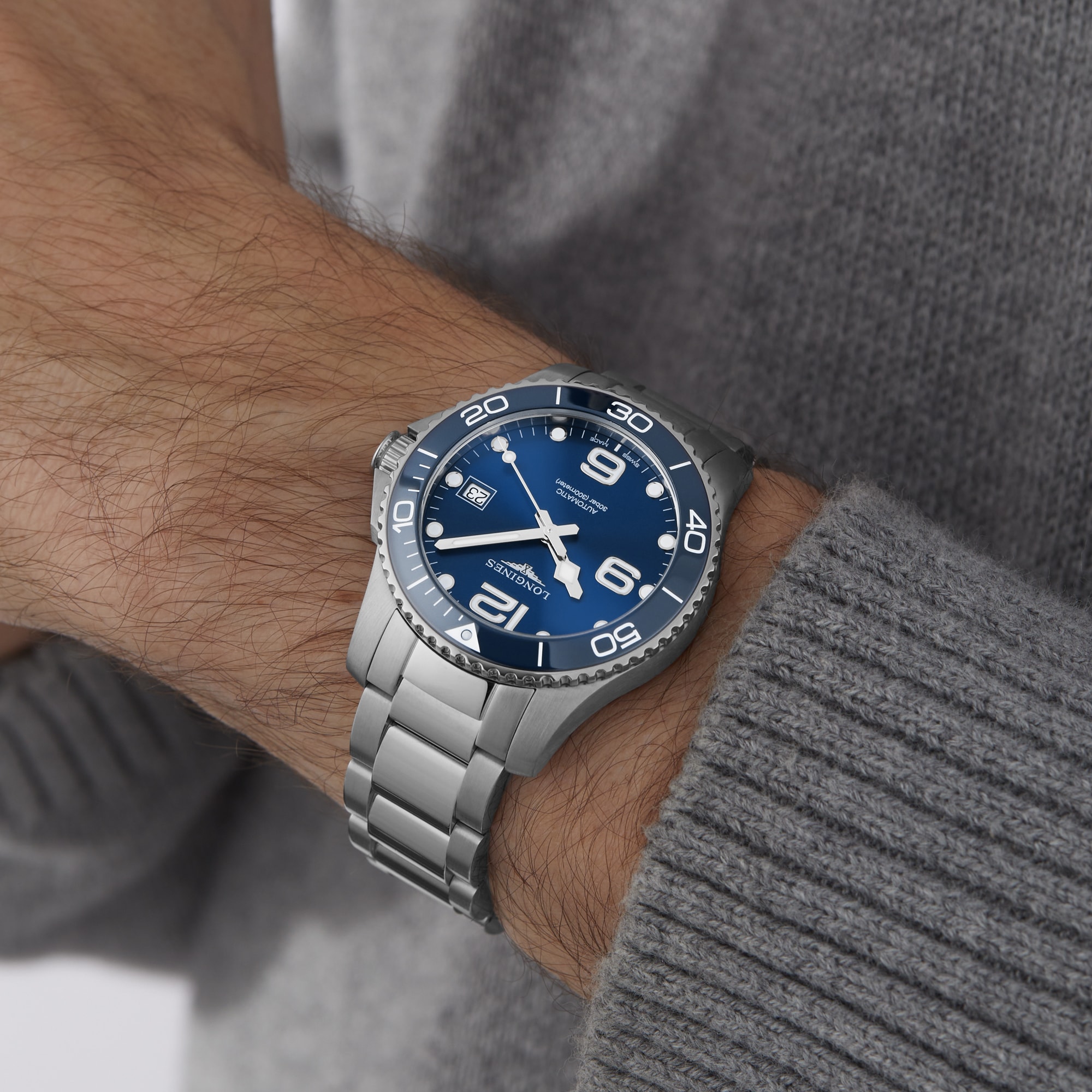 Longines HydroConquest 39mm Mens Watch Blue Longines HydroConquest 39mm Mens Watch Blue