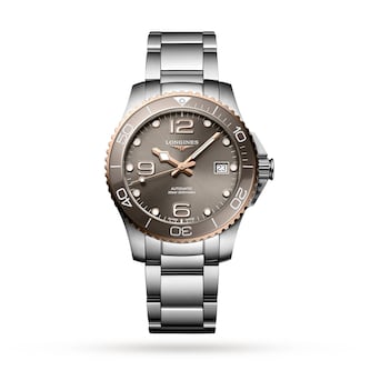 Longines HydroConquest 39mm Mens Watch Grey