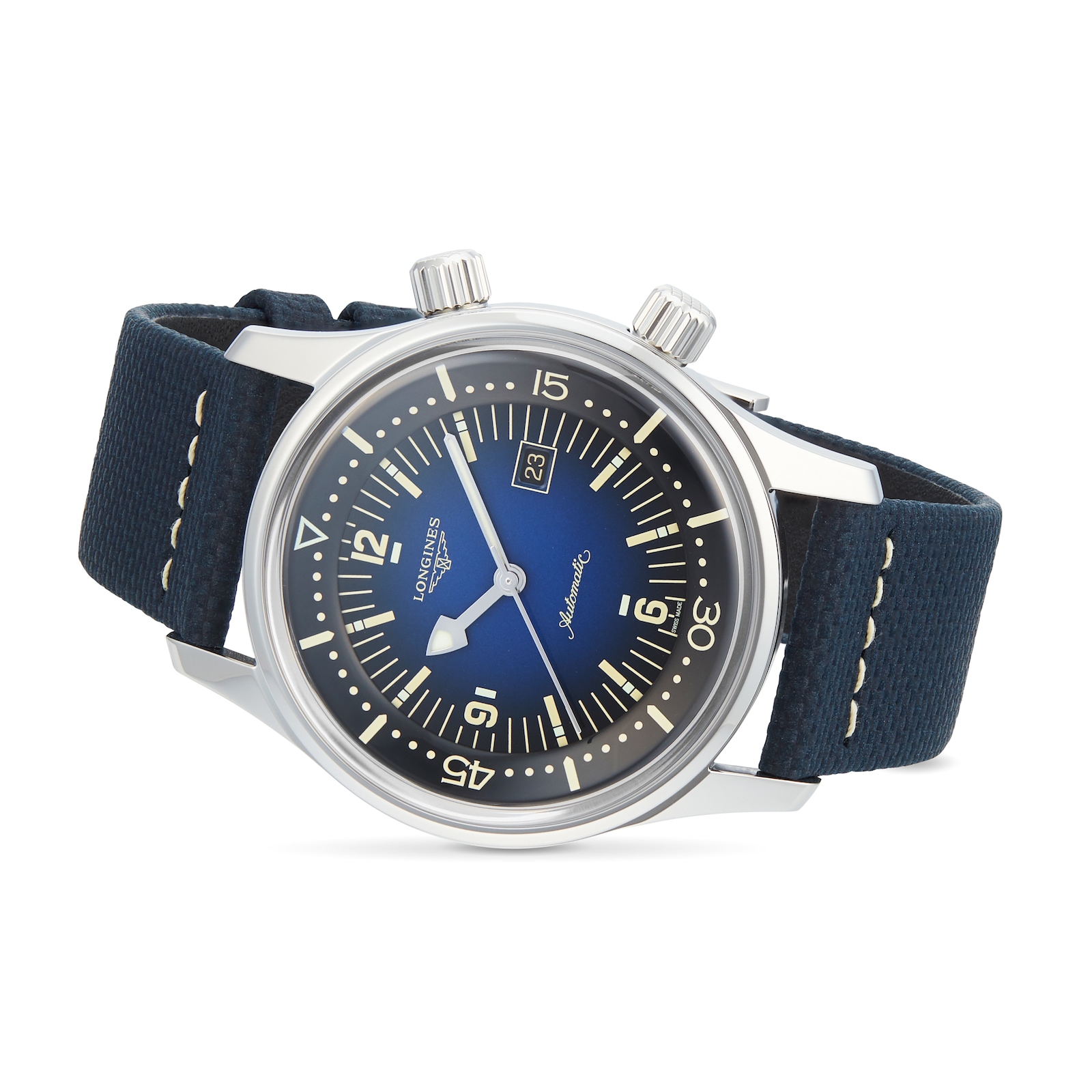 Longines Legend Diver 36mm Mens Blue Watch