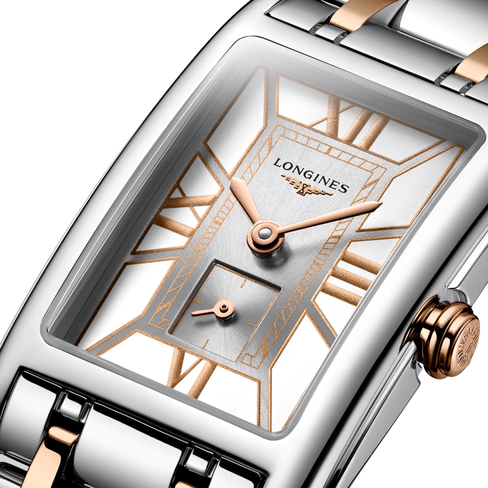 Longines dolce vita rose gold best sale