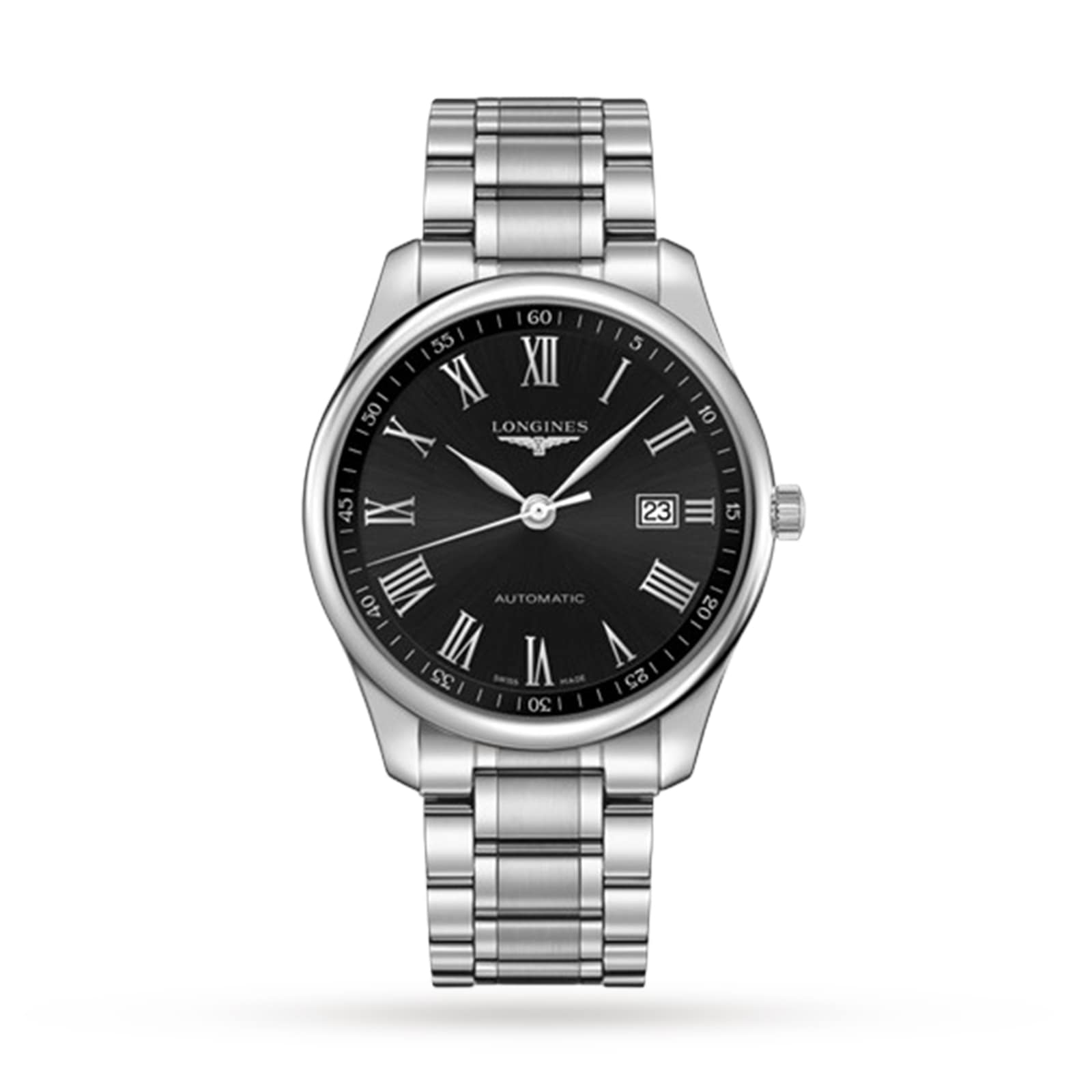 Master Collection 42mm Black Dial Mens Watch