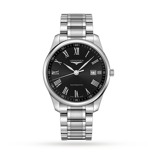 Longines Master Collection 42mm, Black Dial Mens Watch