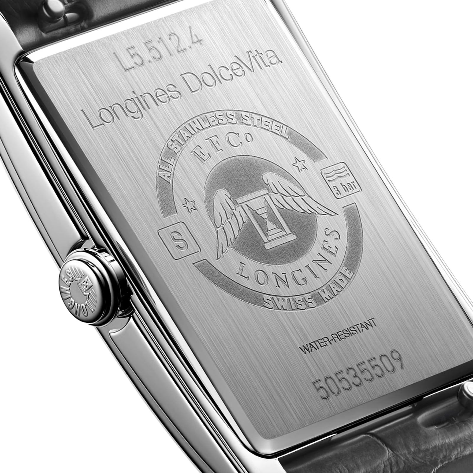 Longines dolcevita 23mm stainless steel hotsell