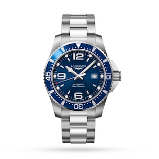 Longines HydroConquest 44mm Mens Watch Blue