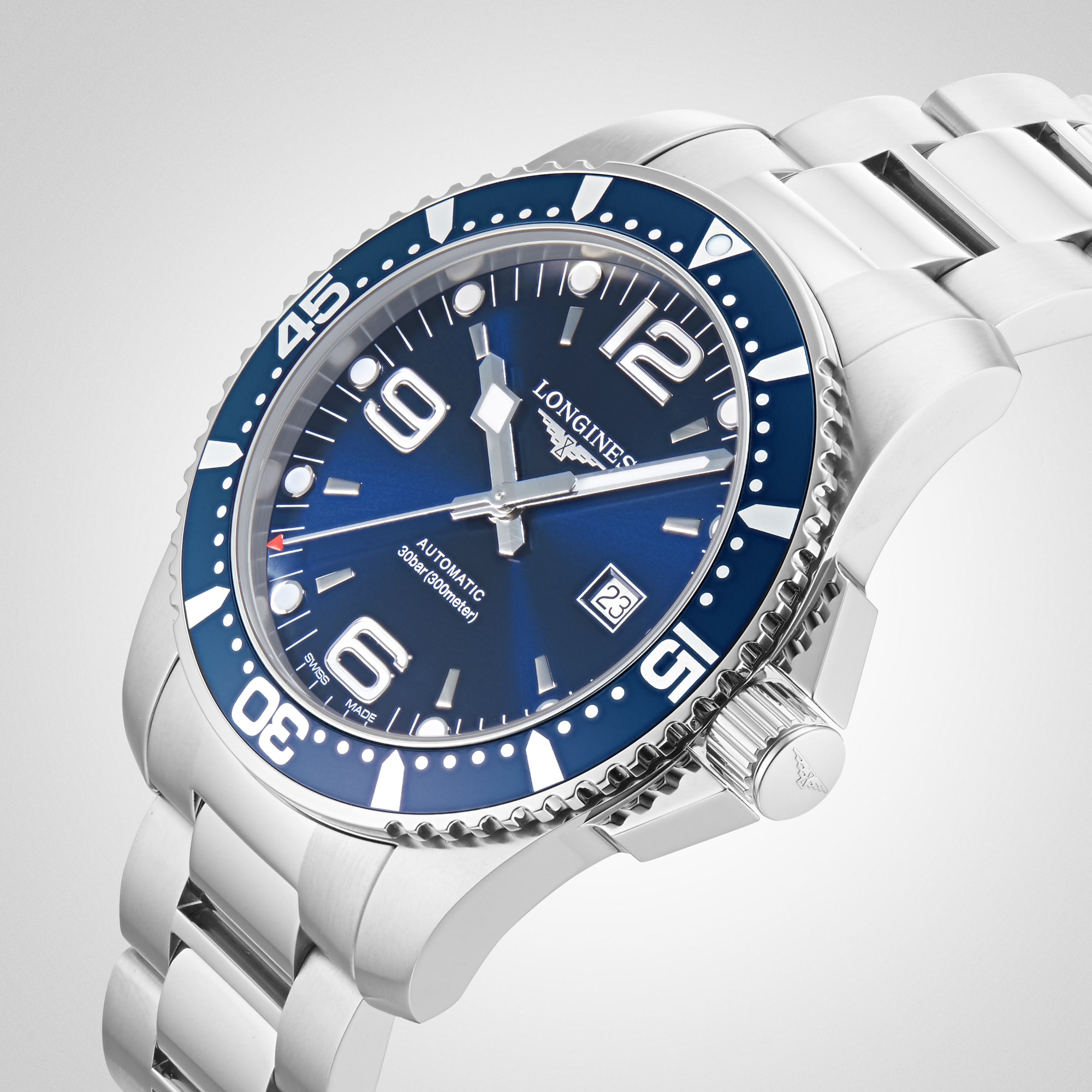 Longines HydroConquest 44mm Mens Watch Blue Longines HydroConquest 44mm Mens Watch Blue