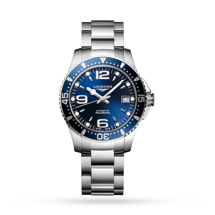 Longines HydroConquest 39mm Sunray Blue Mens Watch