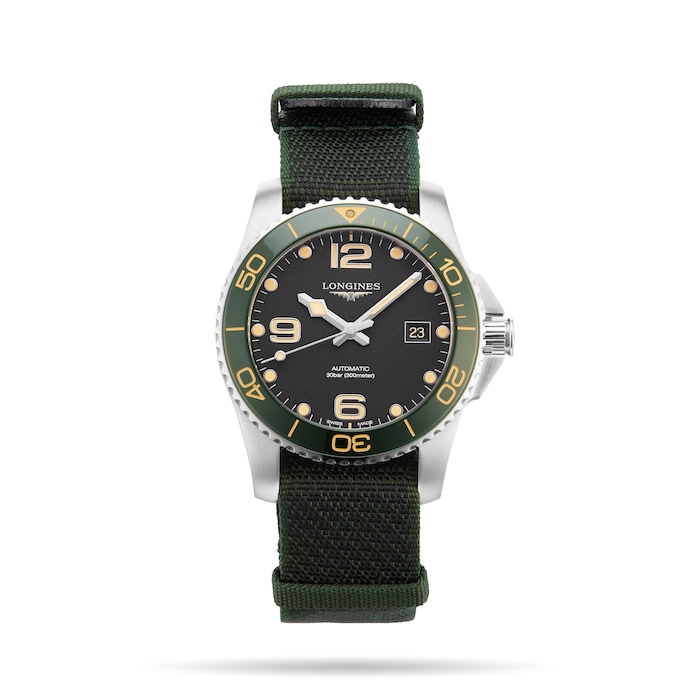 Longines HydroConquest 41mm Mens Watch - Watches of Switzerland Exclusive - Free Additional Strap