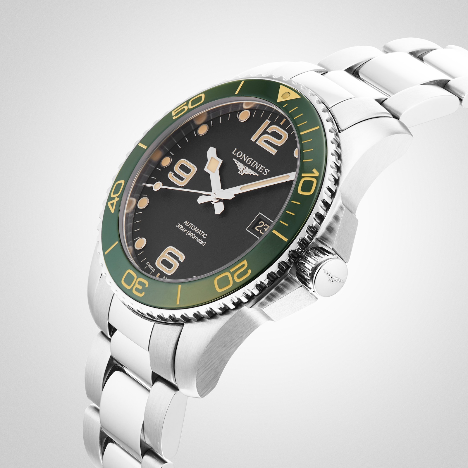 Longines HydroConquest 41mm Mens Watch Set - Watches of Switzerland Exclusive - Free Additional Strap