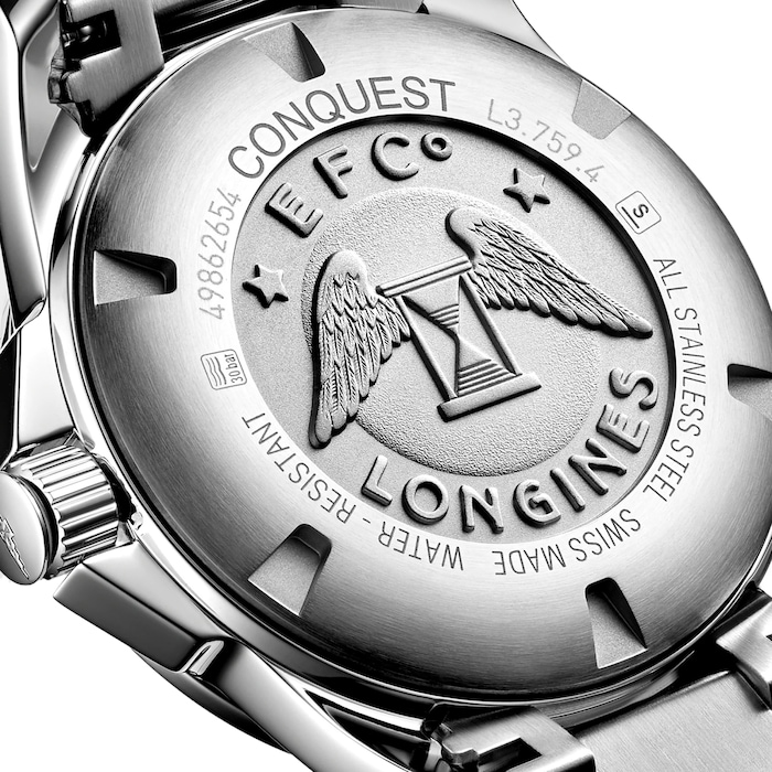 Longines Conquest 41mm Mens Watch Blue