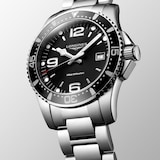 Longines HydroConquest 41mm Mens Watch Black