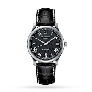 Longines Master Collection 39mm Stainless Steel Mens Watch - Black