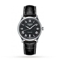 17351088 - Master Collection 39mm Stainless Steel Mens Watch - Black