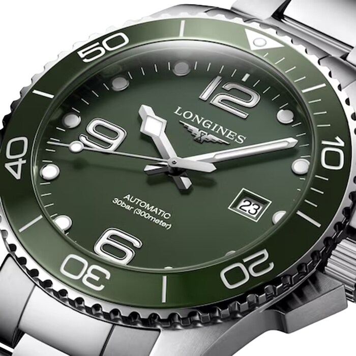 Longines Diving Hydroconquest 43mm Ladies Watch Green