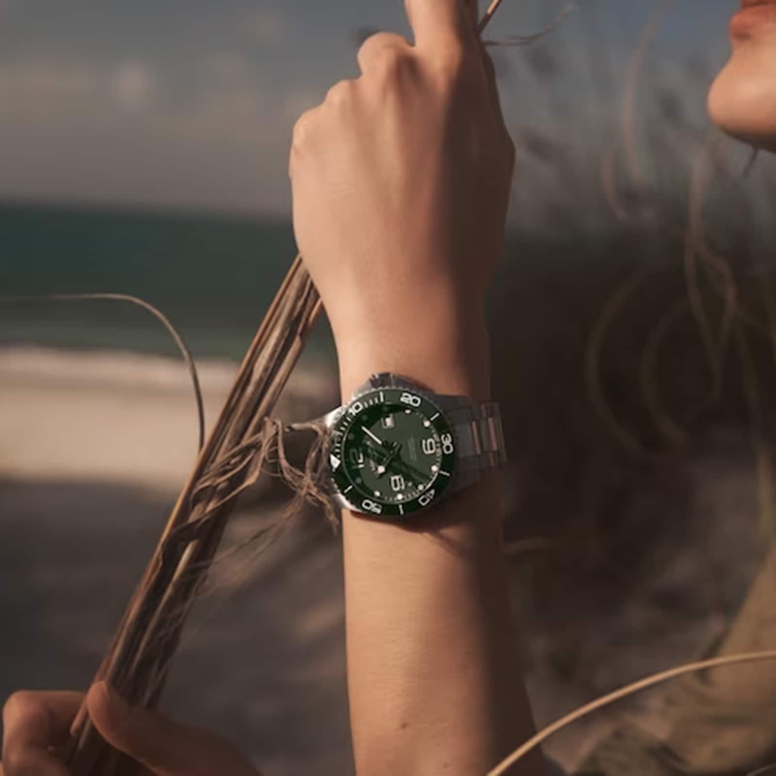 Longines Diving Hydroconquest 43mm Ladies Watch Green