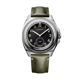 Longines Majetek Black and Green Automatic 43mm Mens Watch