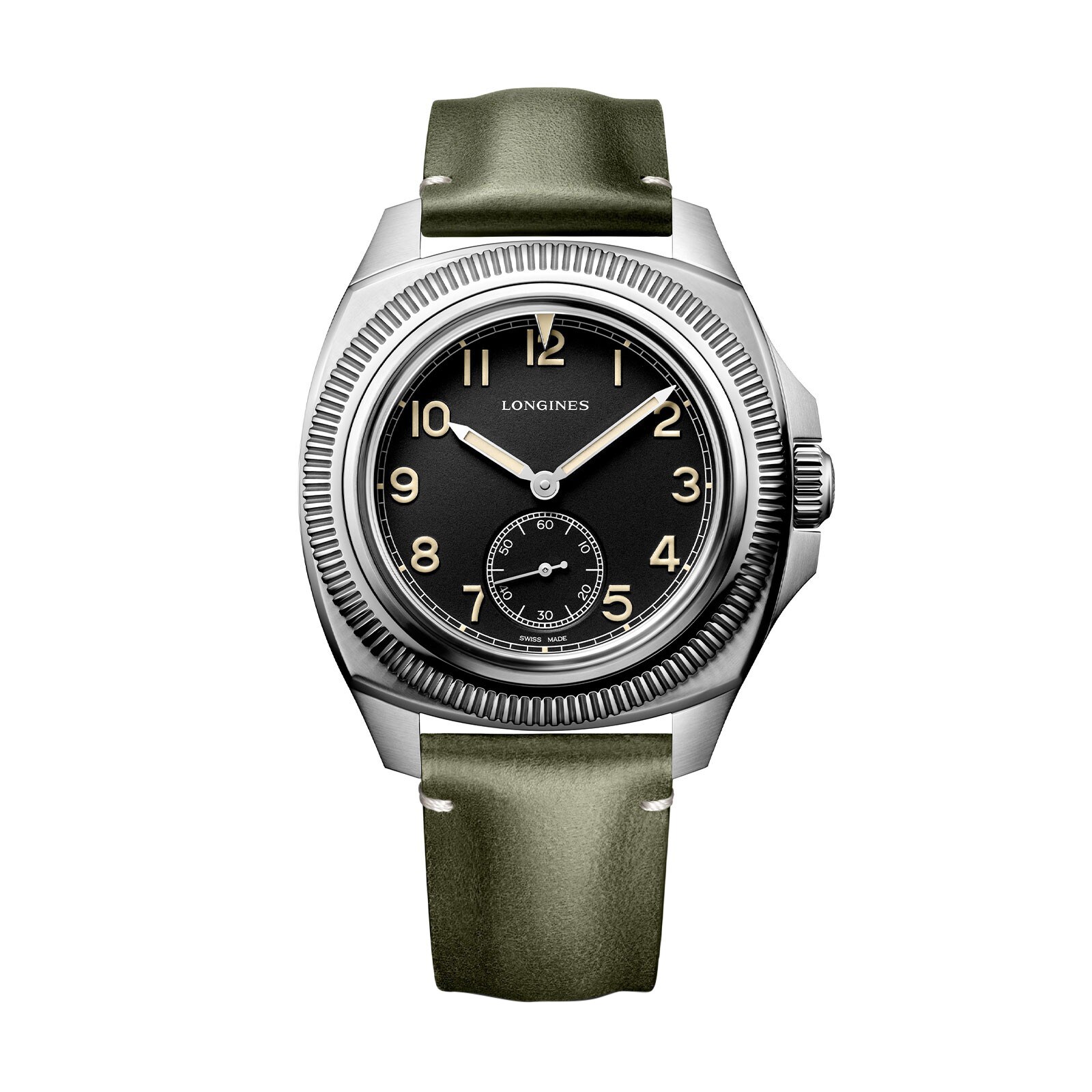 Longines Majetek Black and Green Automatic 43mm Mens Watch
